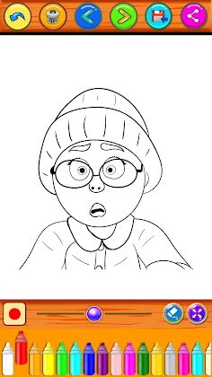 Turning Red coloring book game - Screenshot 4