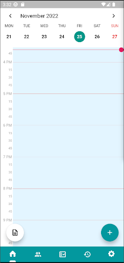 Android application Booking Manager screenshort