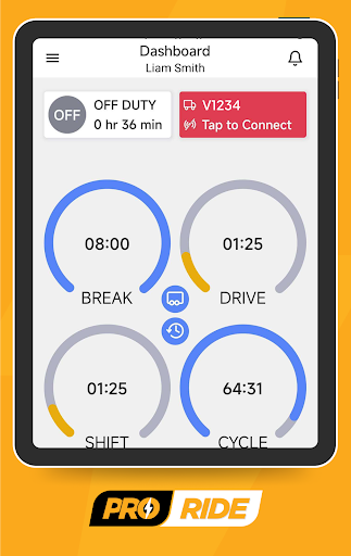 Pro Ride ELD Screenshot 4 - AppWisp.com