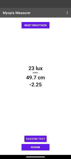 Eyesight Measurer Screen 3