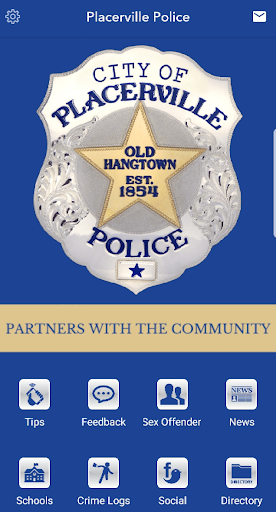 Android application Placerville Police Department screenshort