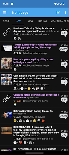 Android application RiM - for Reddit screenshort