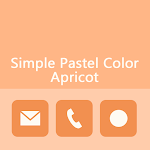 Cover Image of Download Simple Pastel Color (Apricot)  APK