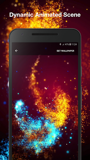 Abstract Particles Wallpaper Screen 2