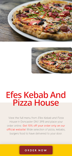 Android application Efes Pizza Doncaster screenshort