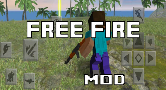 FF FIRE Mod For Minecraft PE Free Fire Mod For Minecraft PE 18.5 screenshots 1