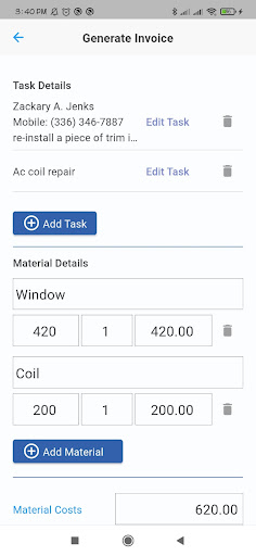 QuikInvois Screen 3