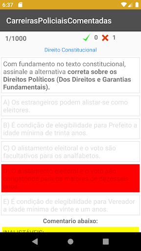 Questões comentadas carreiras Screen 2