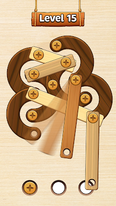 ネジパズル: 木製ナットとボルトのおすすめ画像3