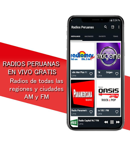 Peruvian Radios Live Screen 3