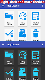 1Tap Cleaner (الإصدار العربي) حذف الملفات المؤقتة وسجلات البحث والمكالمات 7