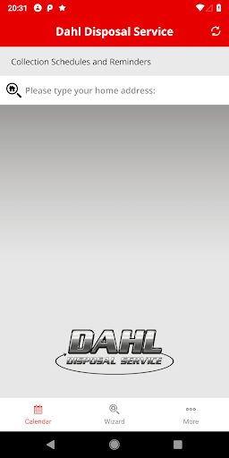 Android application Dahl Disposal Service screenshort