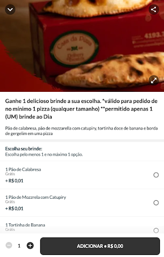 Casa da Pizza Delivery. Screen 3