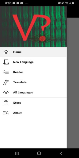Android application Virtual Language screenshort