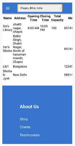 Study Venue Screen 3