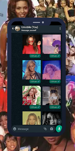 Beyoncé Animated WASticker Screen 2