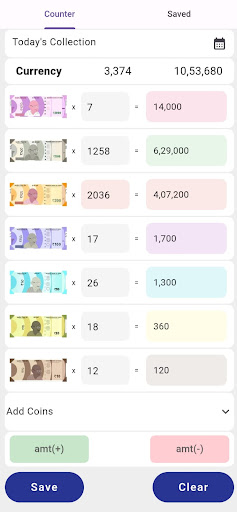 Cash calculator & counter Screen 2