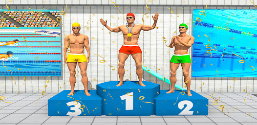 Captura 11 Carreras de piscinas acuáticas android