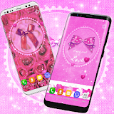 Pink Bow Live Wallpaper 🎀 Girly Pink Wallpapers icon