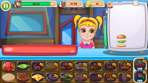 Delicious King Burger Shop Fast Food