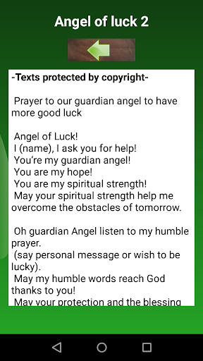 Prayers of good luck