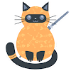 fat cat ninja - game for cats icon