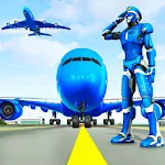Robot Pilot Airplane Games 3D Apk
