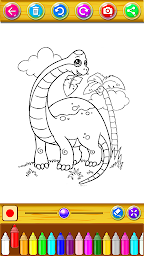Coloring Dinosauruz game