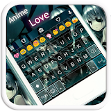 Anime Love Emoji Keyboard Skin icon