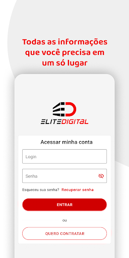 Android application Elite Digital Telecom screenshort