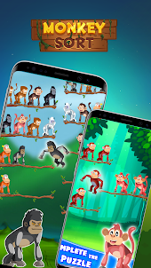 Monkey Sort Puzzle - Pet game