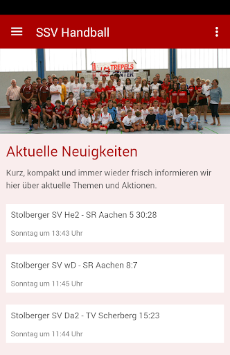 Android application Stolberger SV Handball e.V. screenshort
