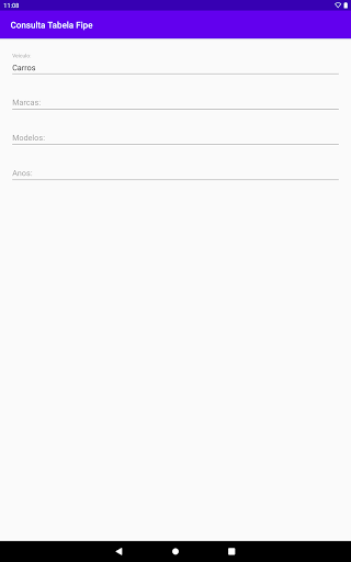 Consulta Tabela Fipe