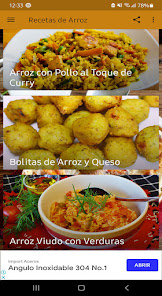 Captura de Pantalla 1 Recetas de Arroz Deliciosas android