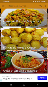 Captura 1 Recetas de Arroz Deliciosas android