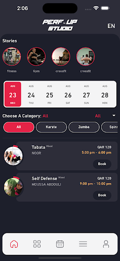 Perfup Studio Screen 2