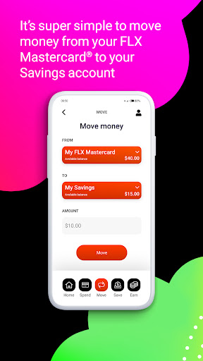 FLX Mastercard® & Savings app Screen 2