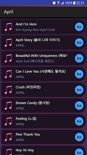 Updated Lyrics For April Offline Pc Android App Mod Download 21
