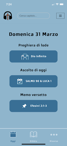 Android application Audio Bibbia screenshort