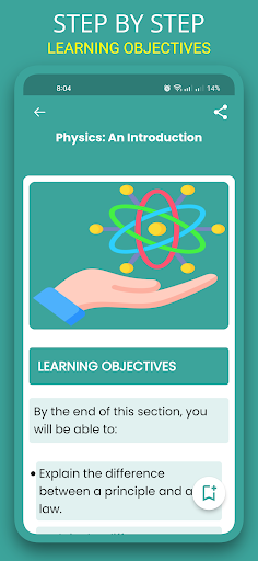 Screenshot of Learn Physics: Physics Mastery