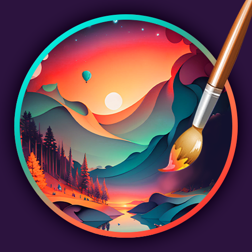 Live Canvas Painting Logo