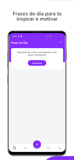 Android application Frases para Status e Mensagens screenshort