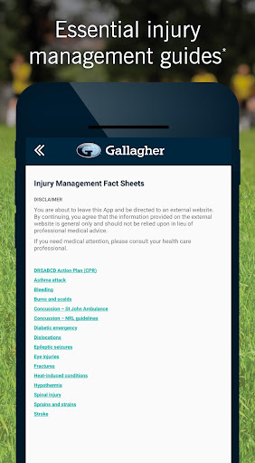 Sport@Gallagher - League Screen 3