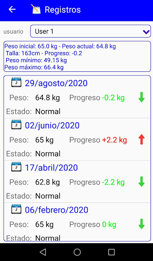 BMI Calculator Screen 3