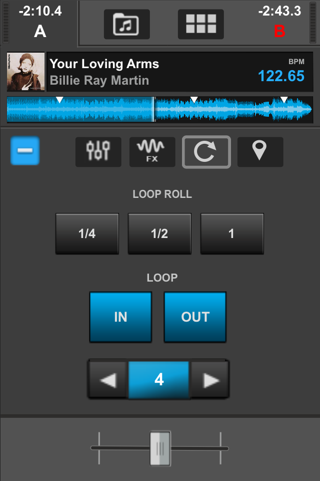 Android application VirtualDJ Remote screenshort