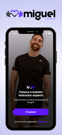 Android application Miguel Trainer screenshort