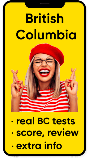 Drivers test British Columbia Screen 3