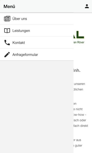 Android application Lilienthal Schädlingbekämpfung screenshort
