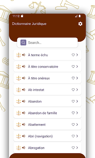 Dictionnaire Juridique Screen 2