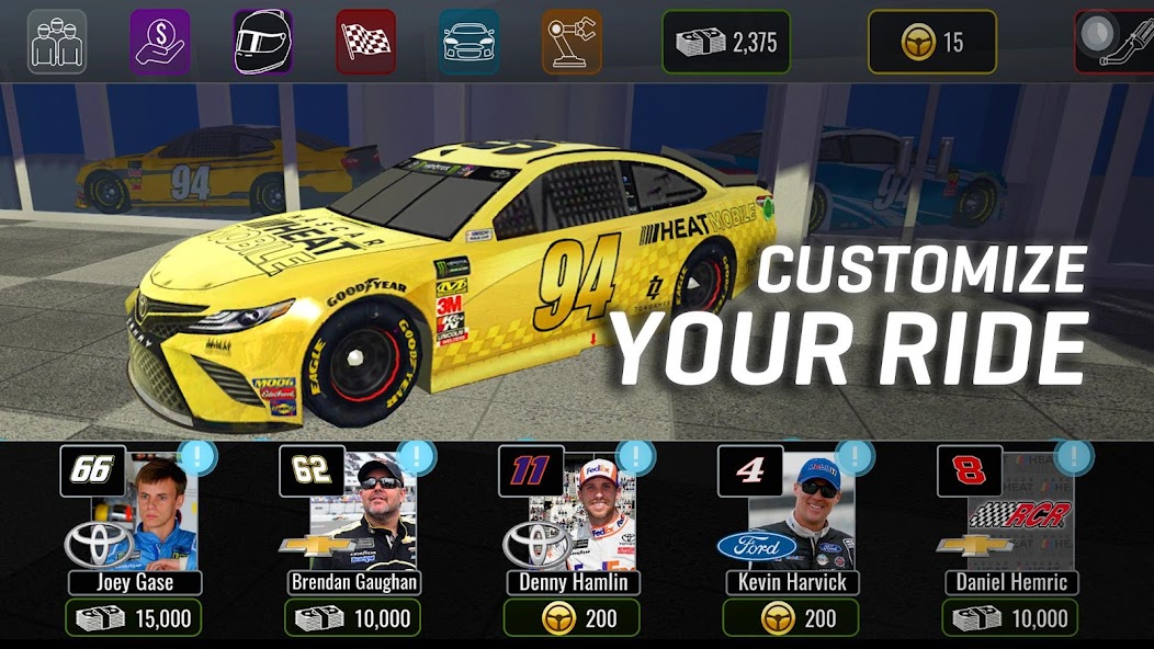NASCAR Heat Mobile banner